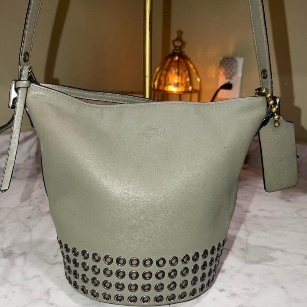 Coach Women's Khaki and Green Bag